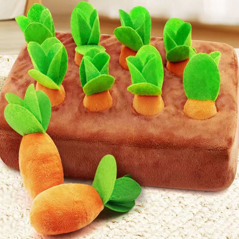 Plant Parent Gifts - Funny Plush Carrot Toys Pull Up