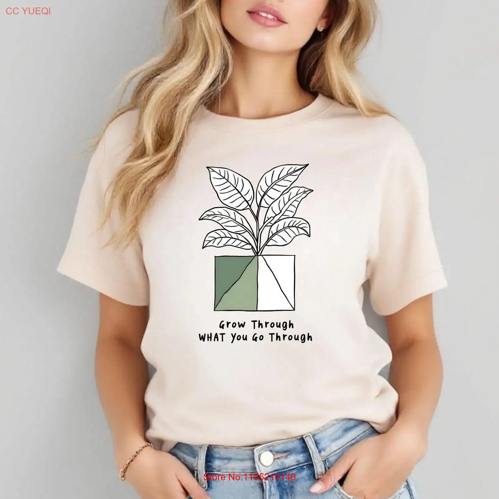 Plant Parental - Minimalist Plant Parent T Shirt Grow