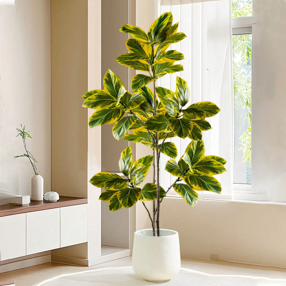 Rubber Plant Ficus - 70-130cm Artificial Banyan Tree Branch Fake