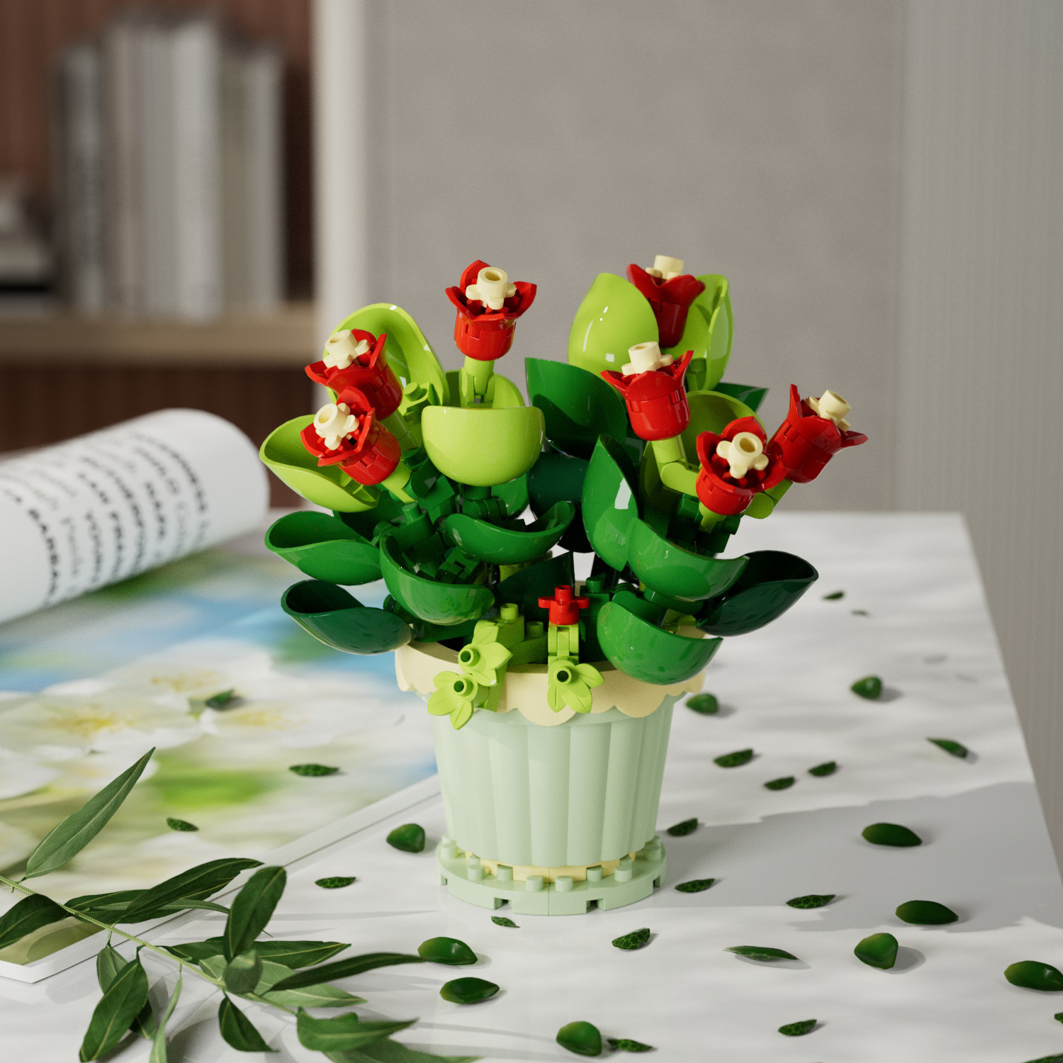 Plant Parent Pot - Simulated Potted Plant Model Building Block