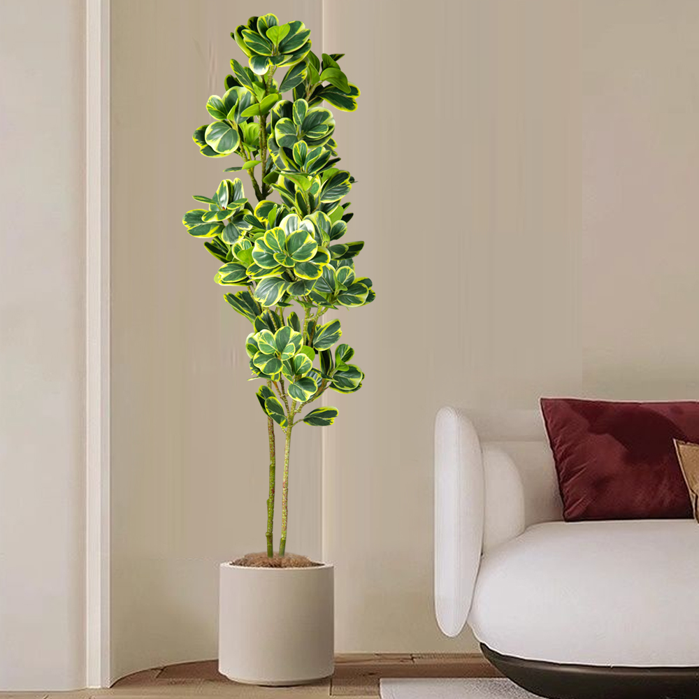 76cm/115cm Artificial Ficus Tr - Rubber Plant Ficus avis et prix