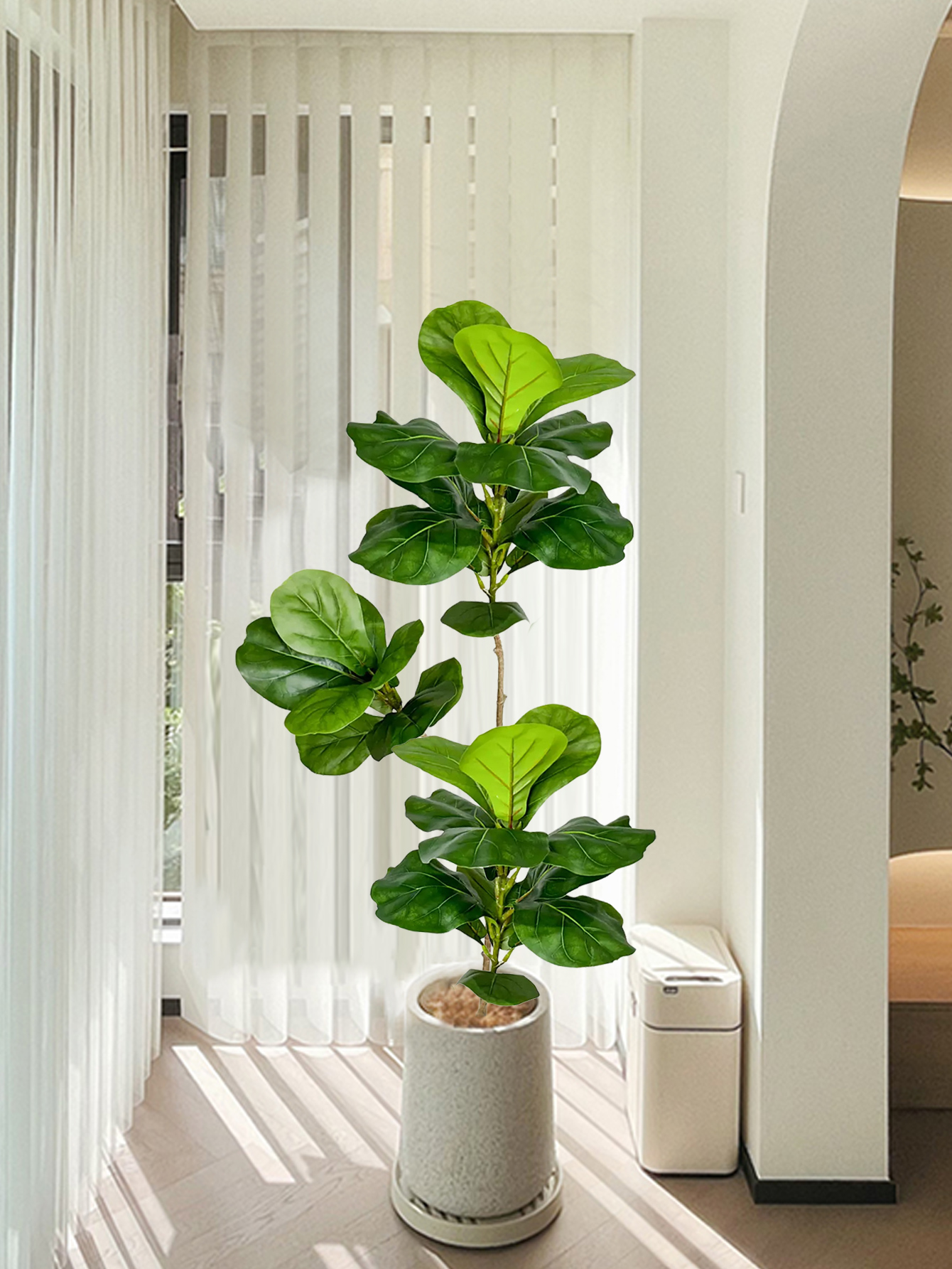 70-135cm Large Artificial Ficu - Rubber Plant Ficus avis et prix