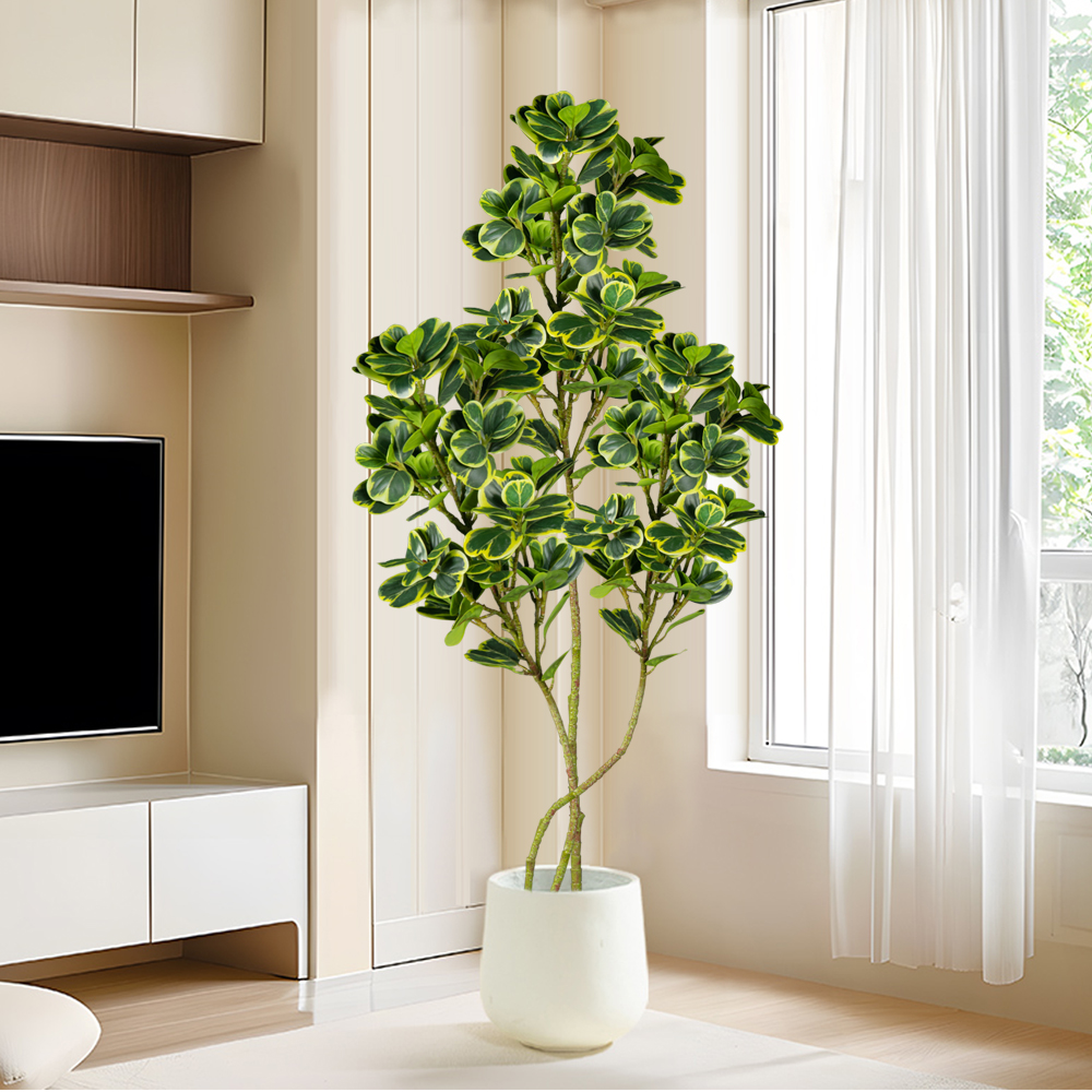 76cm/115cm Artificial Ficus Tr - Rubber Plant Ficus avis et prix