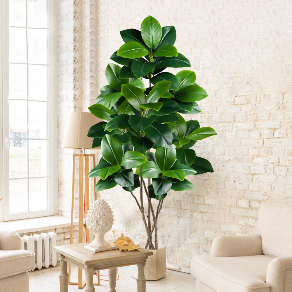 74-140cm Artificial Rubber Tre - Rubber Plant Ficus avis et prix