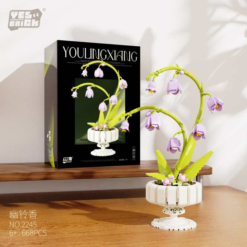 Simulated Orchid Lily Building - Plant Parent Pot avis et prix
