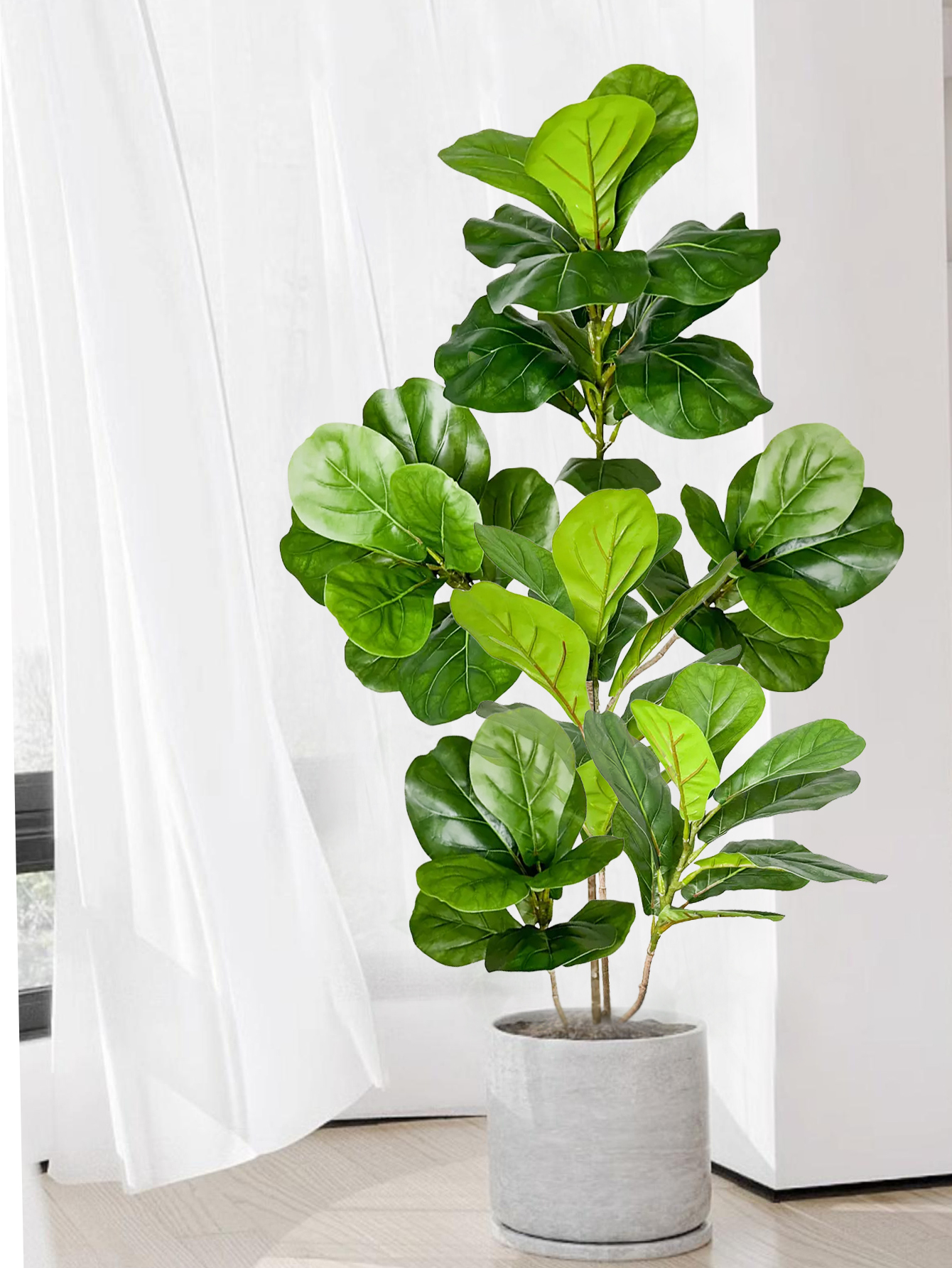 70-135cm Large Artificial Ficu - Rubber Plant Ficus avis et prix
