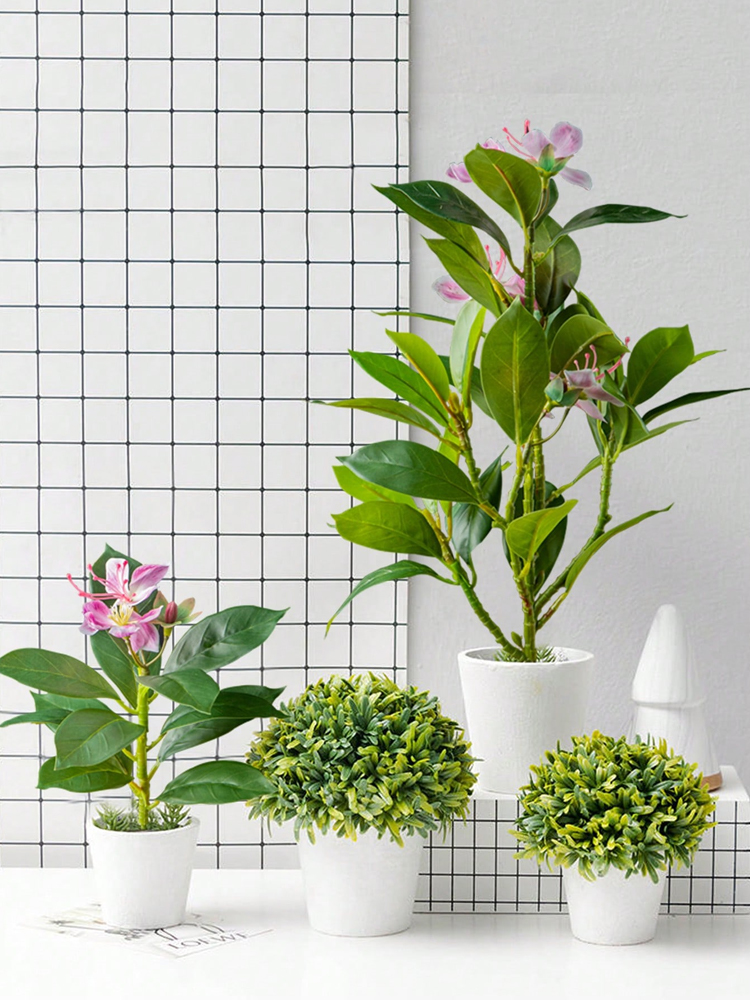21-40cm Artificial Azaleas Pla - Rubber Plant Ficus avis et prix