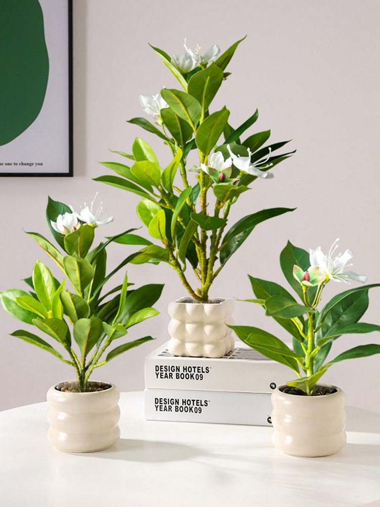 21-40cm Artificial Azaleas Pla - Rubber Plant Ficus avis et prix