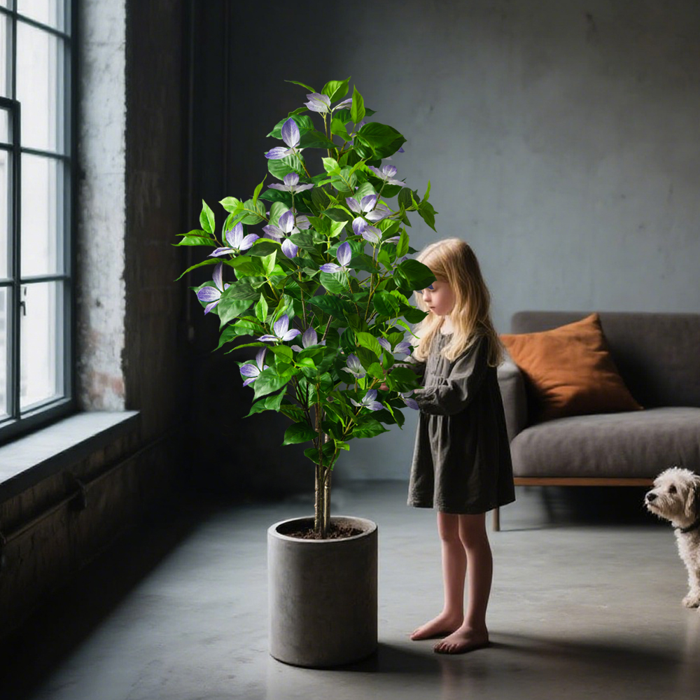 82-144cm Large Artificial Ficu - Rubber Plant Ficus avis et prix