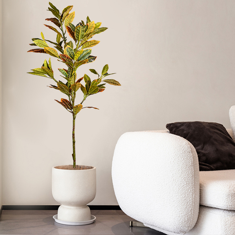 120cm Large Fake Ficus Tree Ar - Rubber Plant Ficus avis et prix