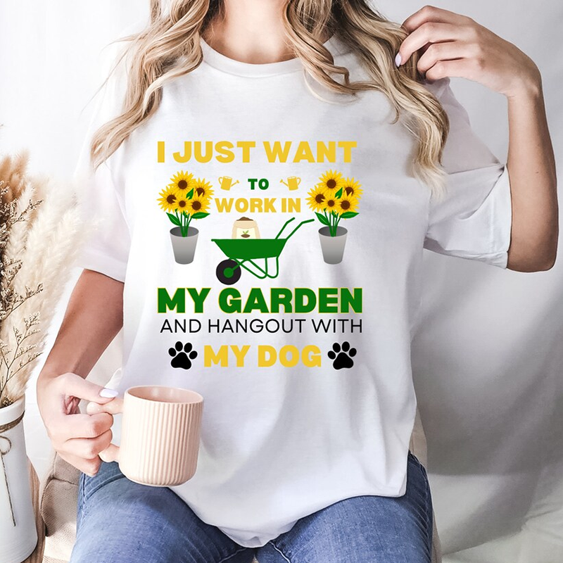Modern Letter Prints T-Shirt S - Plant Parent Gifts avis et prix
