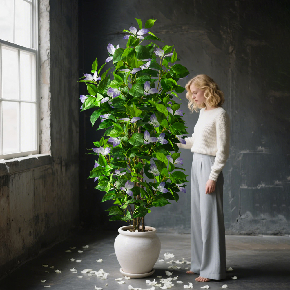 82-144cm Large Artificial Ficu - Rubber Plant Ficus avis et prix