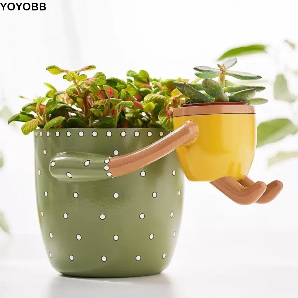 Resin Parent-child Flowerpot w - Plant Parent Pot avis et prix