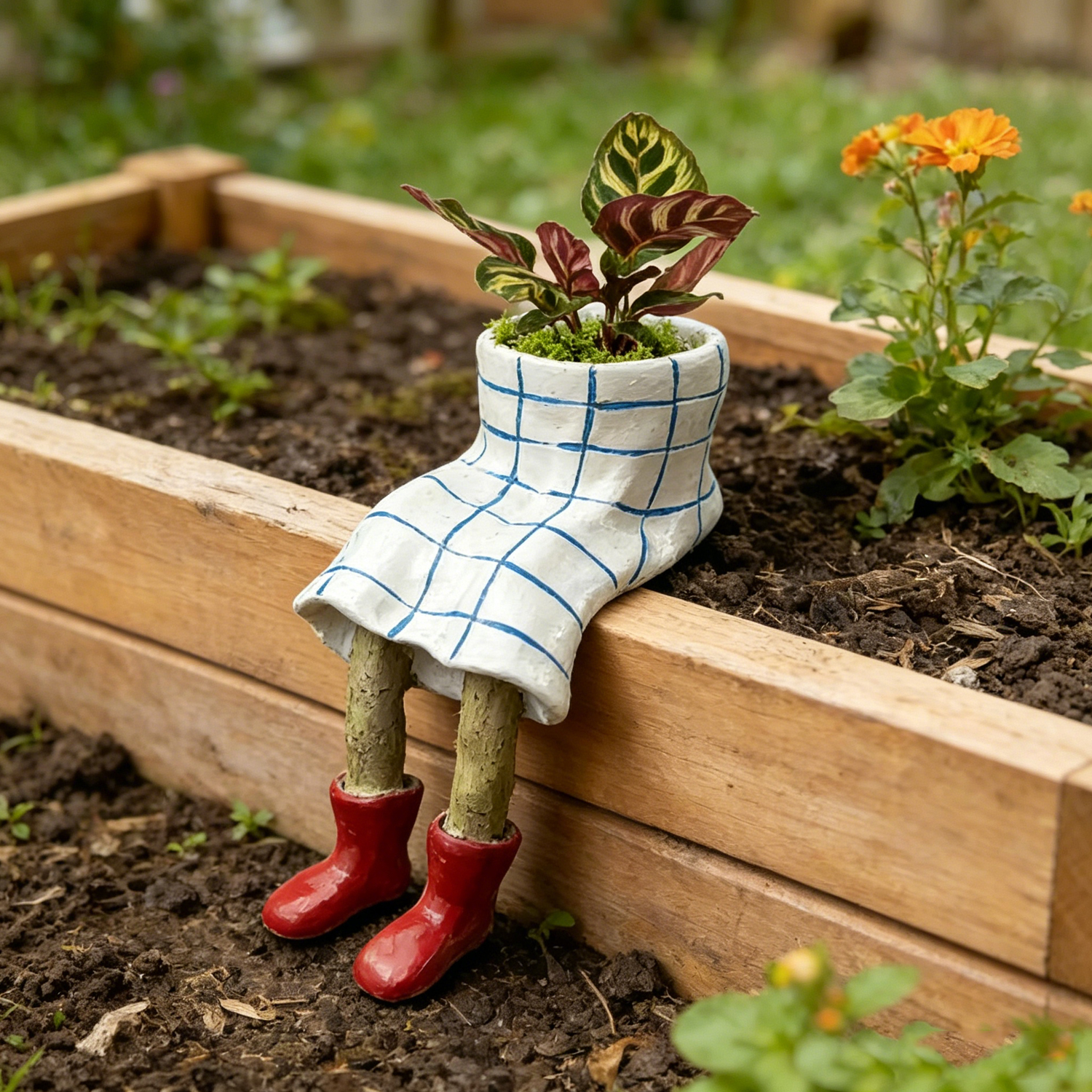 1Pcs Novelty Sitting Legs Cera - Plant Parent Gifts avis et prix