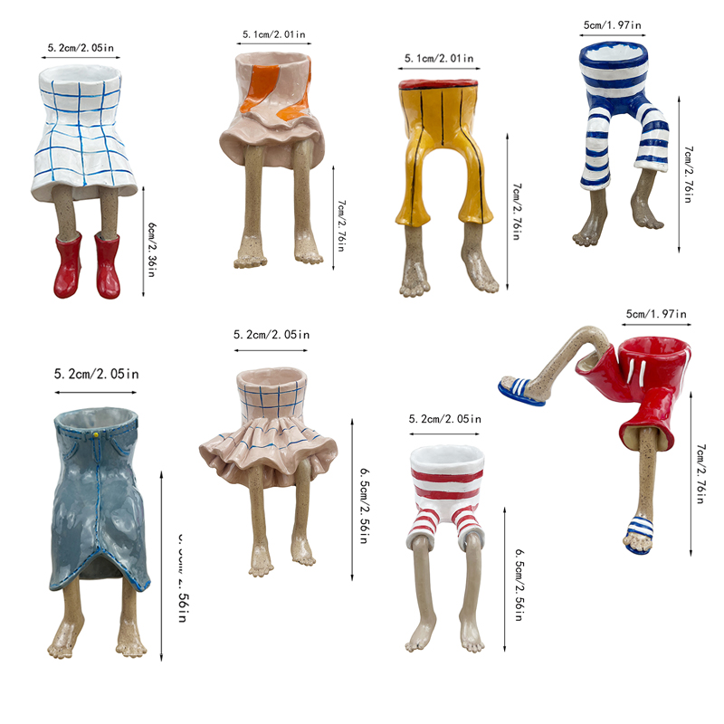 1Pcs Novelty Sitting Legs Cera - Plant Parent Gifts avis et prix