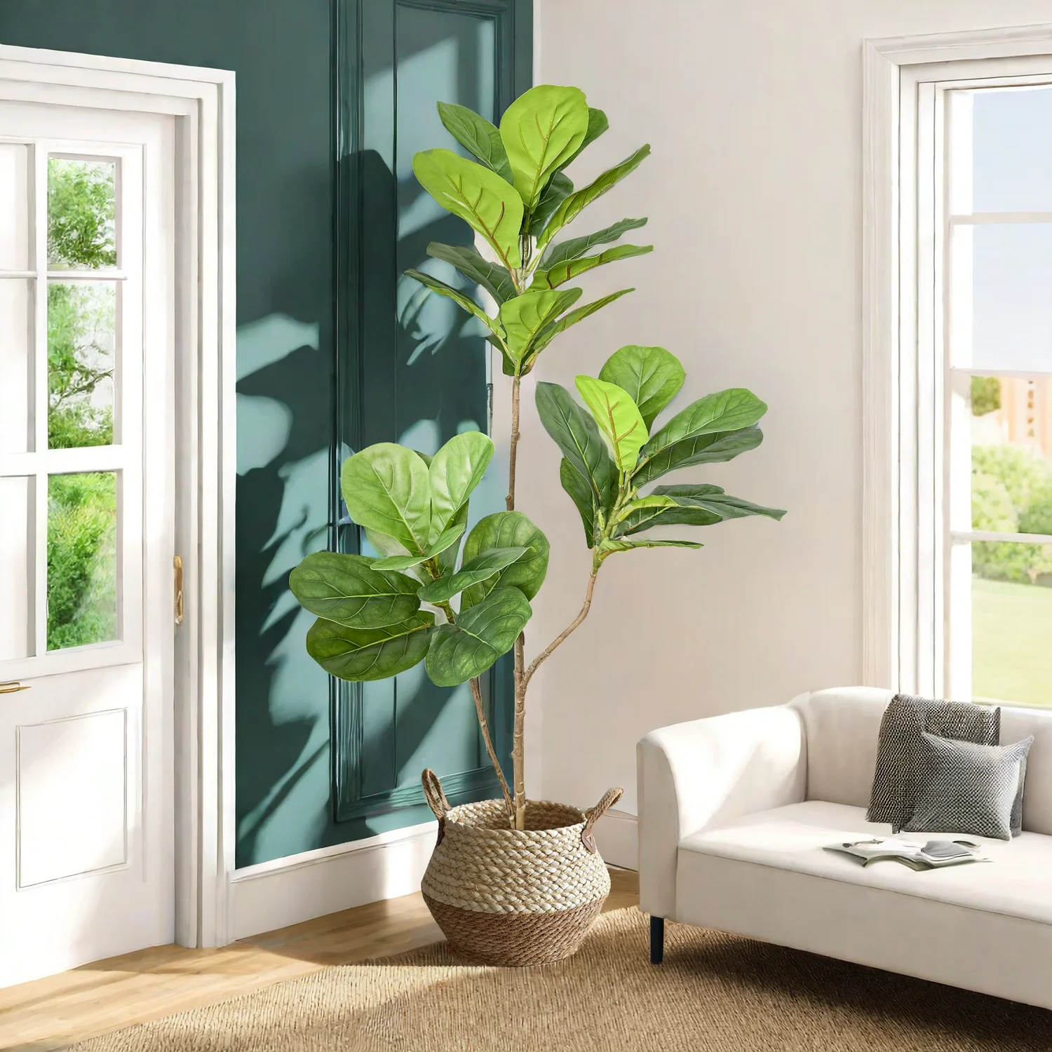 70/135cm Artificial Ficus Tree - Rubber Plant Ficus avis et prix