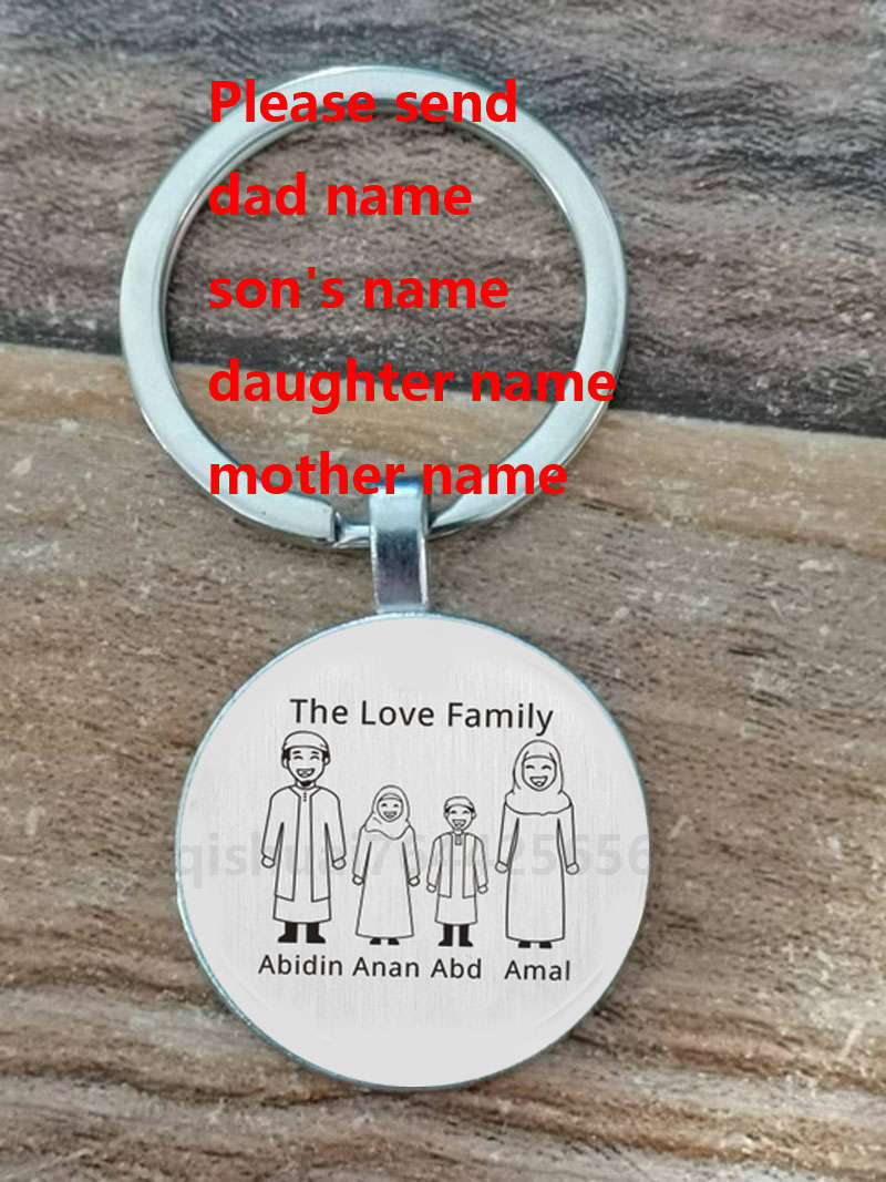 Custom Name Muslim Family Keyc - Plant Parent Gifts avis et prix