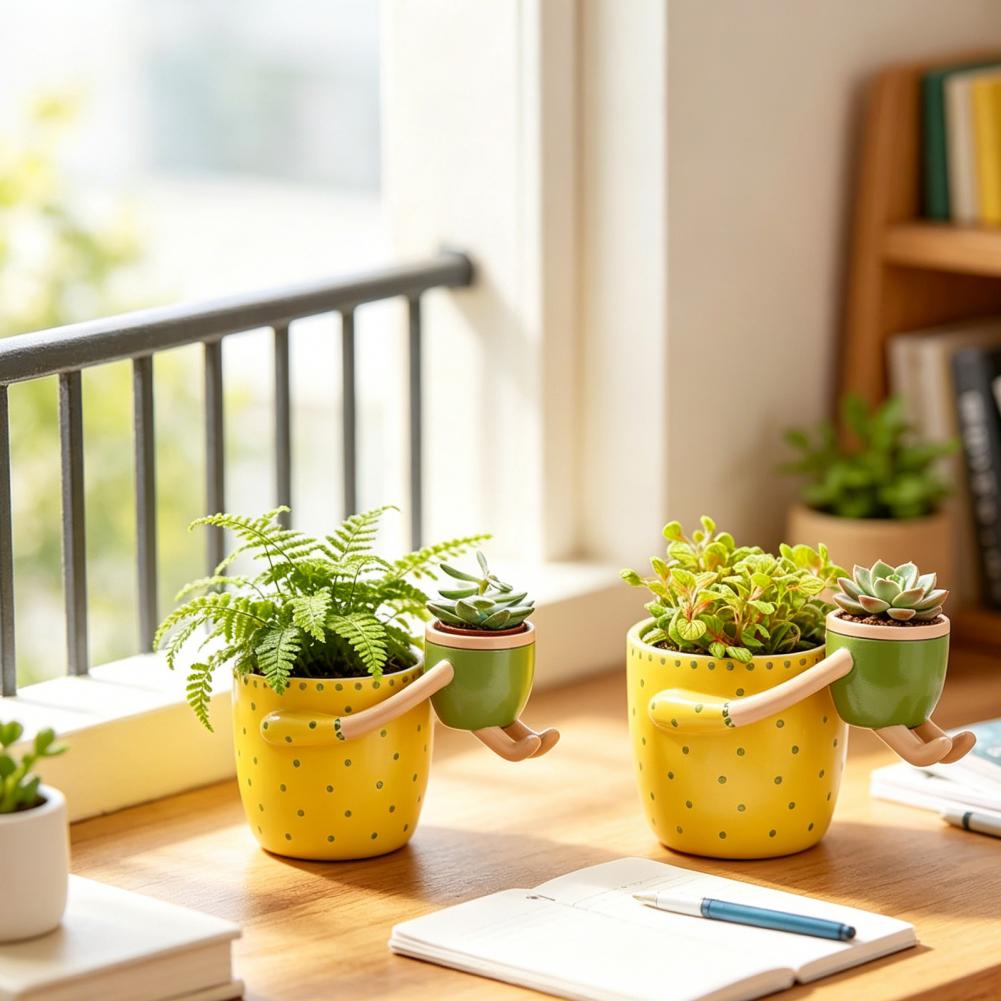 Resin Parent-child Flowerpot W - Plant Parent Pot avis et prix