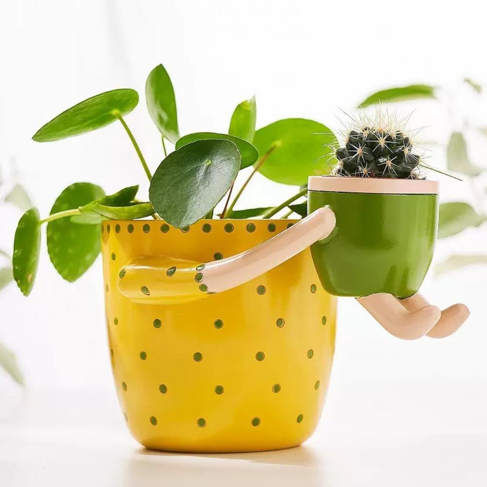Resin Parent-child Flowerpot W - Plant Parent Pot avis et prix
