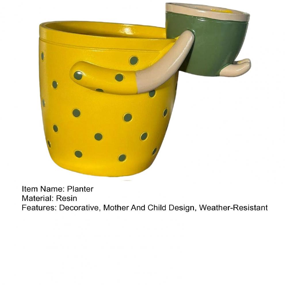 Resin Parent-child Flowerpot W - Plant Parent Pot avis et prix