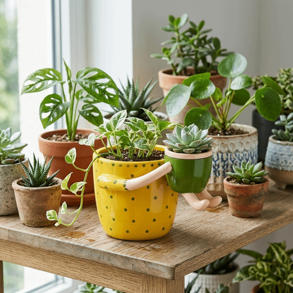 Resin Parent-child Flowerpot F - Plant Parent Pot avis et prix