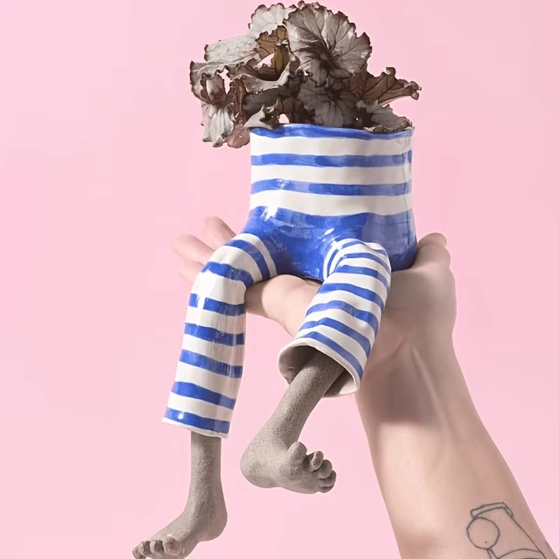 Whimsical Resin Leggy Planter  - Plant Parent Gifts avis et prix