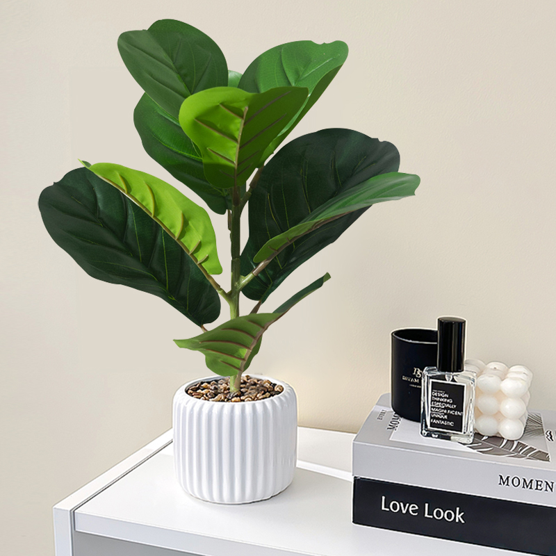 38cm Fake Ficus Tree Artificia - Rubber Plant Ficus avis et prix