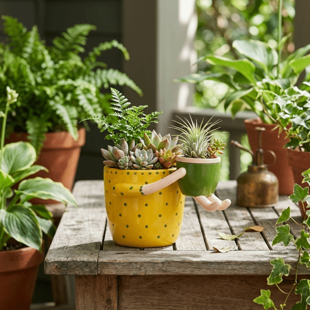 Resin Parent-child Flowerpot F - Plant Parent Pot avis et prix