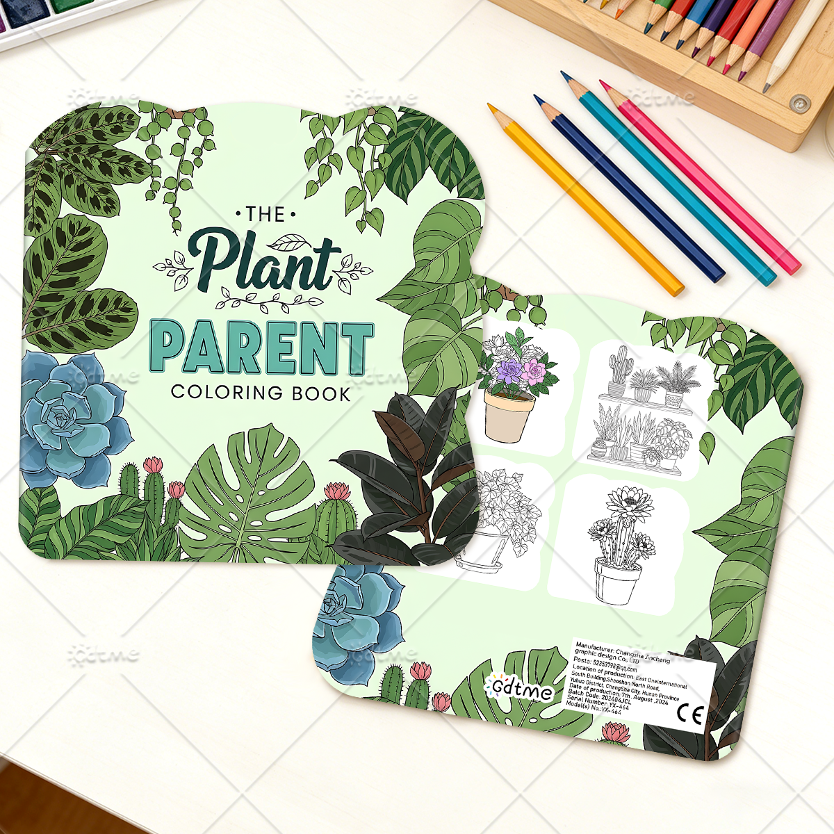 THE Plant PARENTE Coloring Boo - Plant Parental avis et prix